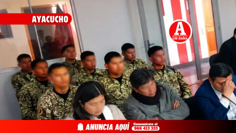 Dictan prisión preventiva contra 8 militares por asesinatos en Colcabamba