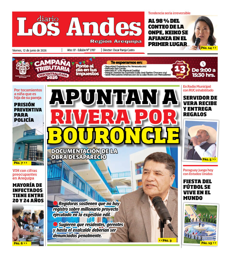 DIARIO LOS ANDES AREQUIPA: 12/06/26