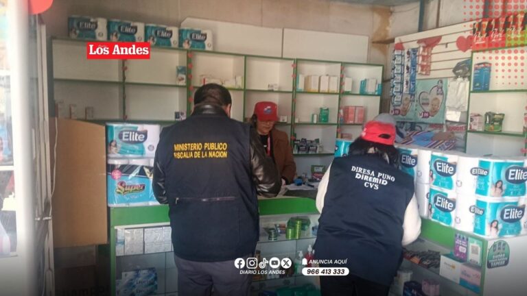 Detectan farmacias sin permisos y medicamentos vencidos en Putina