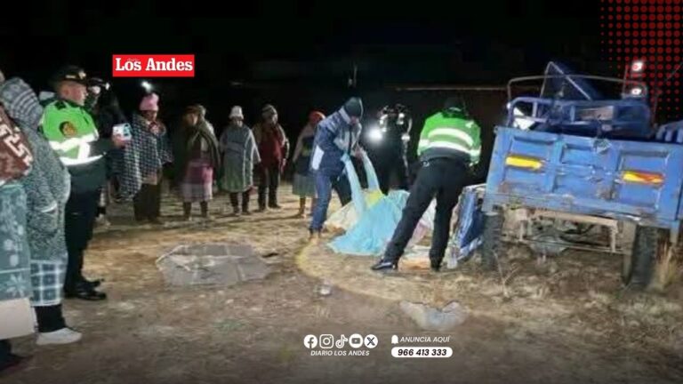 Mujer y su esposo queda herido tras choque en la vía Juliaca-Arequipa