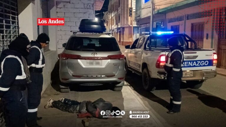 Frustran robo de camioneta en Yunguyo y detienen a sujeto
