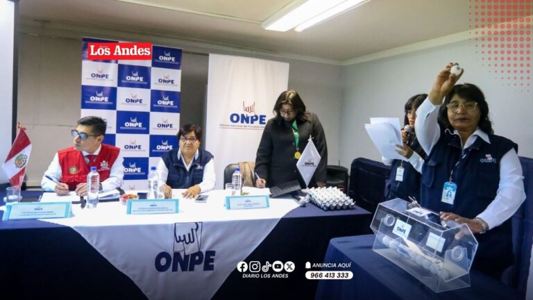 Puno: ONPE define orden de franja electoral para ERM 2026