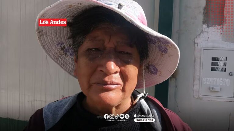 Huancayo: Denuncian a efectivo policial por presunta agresión física contra una adulta mayor