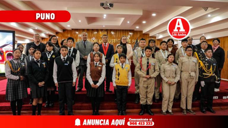 Escolares asumen como jueces de paz