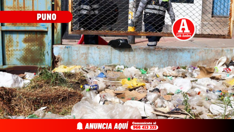 Botadero informal acumuló 2 toneladas de residuos cerca de jardín infantil