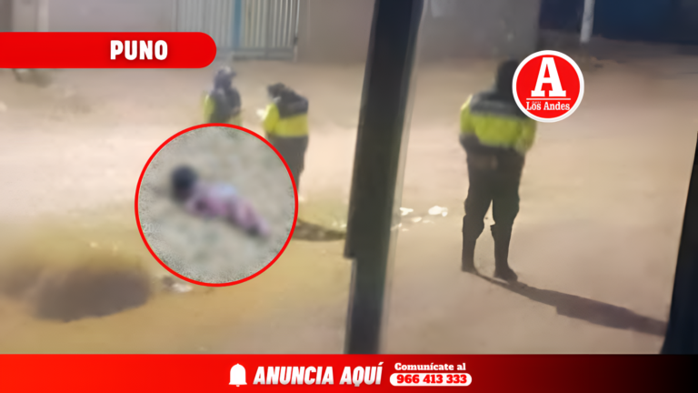 Cuerpo de recién nacido es hallado sin vida en la vía pública de Azángaro