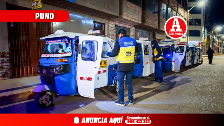 Más de 28 unidades vehiculares fueron internados por incumplir normas en Juliaca