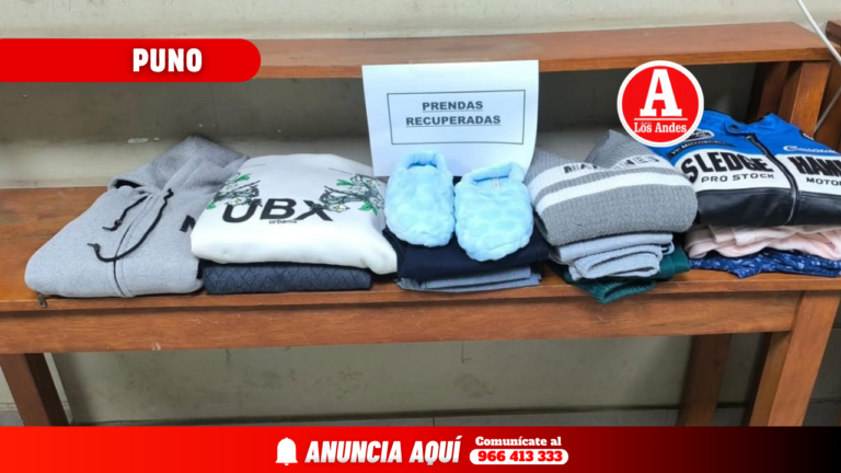 Detienen a dos extranjeros por presunto hurto en tienda de Juliaca
