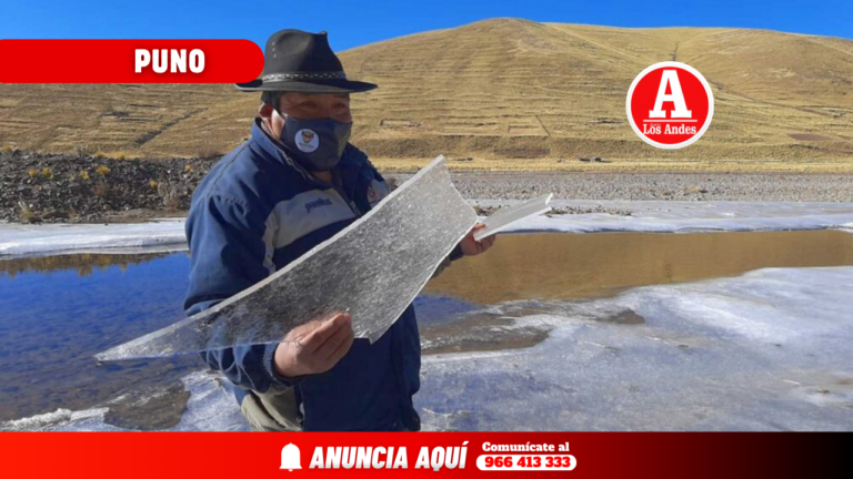 Senamhi prevé cielos despejados y heladas fuertes hasta el 27 de junio