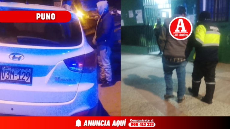 Conductor fue intervenido tras accidente de tránsito de Ilave