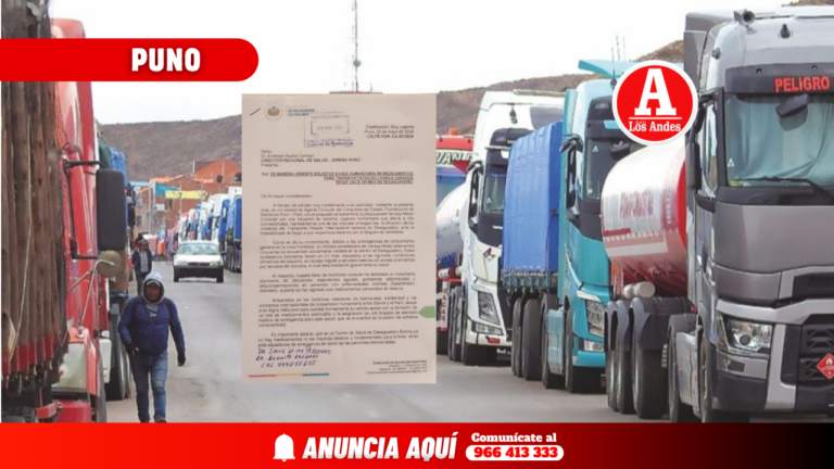 Consulado de Bolivia solicita medicamentos para 650 transportistas varados en Desaguadero