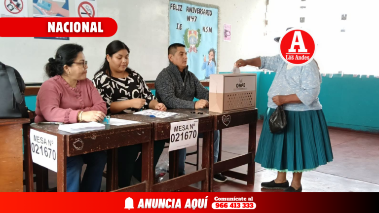 Miembros de mesa recibirán S/ 165 de compensación desde el 22 de junio