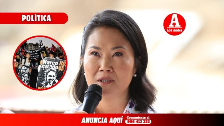 Keiko Fujimori pide esperar resultados y respalda marchas dentro de la ley
