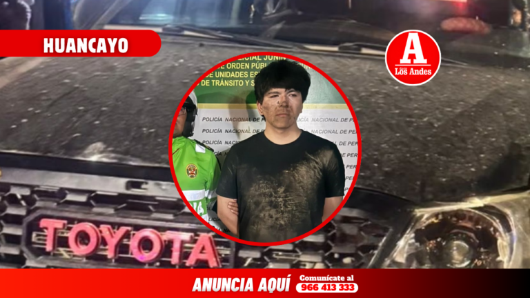 Huancayo: Joven ebrio deja ocho heridos tras persecución y choque múltiple