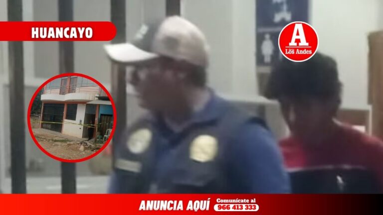 Huancayo: Reconstruyen crimen de enfermera con participación del hijo confeso