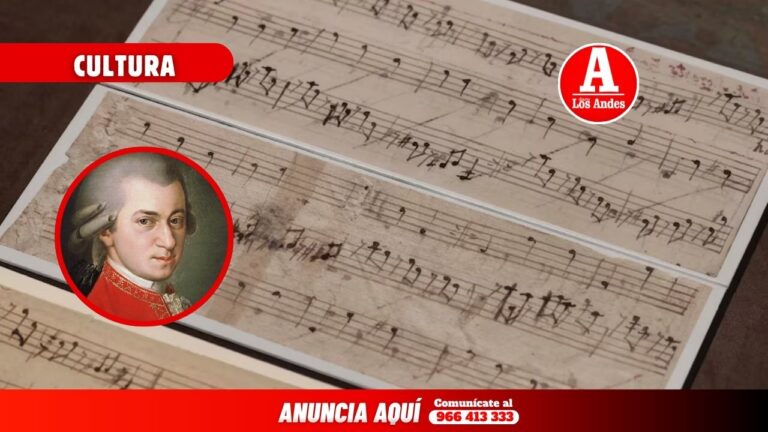 Hallan en París un manuscrito inédito de Mozart con obras nunca escuchadas
