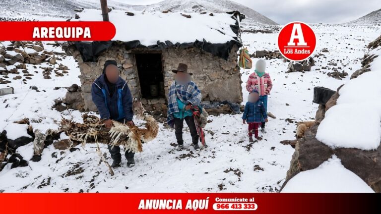 Arequipa: 16 distritos en riesgo por intenso frío en zonas altas