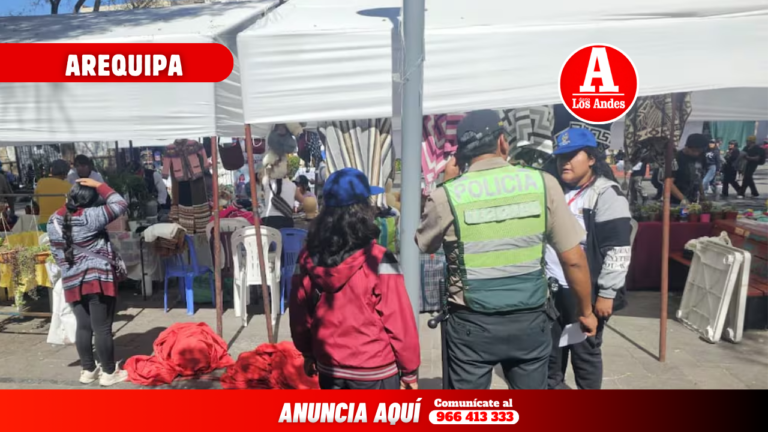 Arequipa: Roban mercadería valorizada en S/6 mil en feria de artesanos con discapacidad