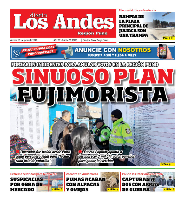 DIARIO LOS ANDES PUNO: 12/06/26