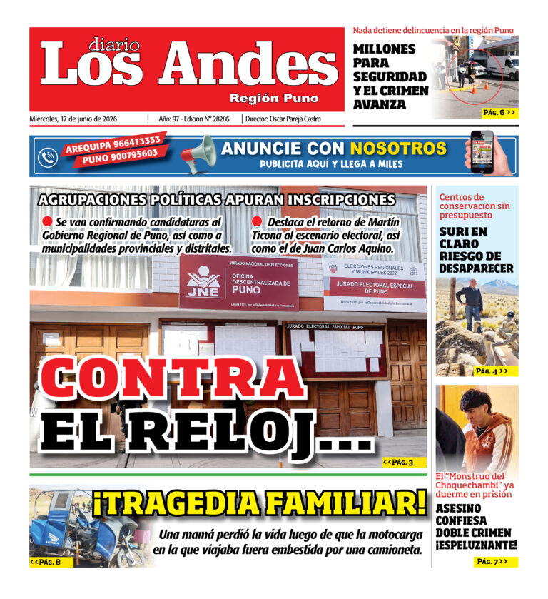 DIARIO LOS ANDES PUNO: 17/06/26