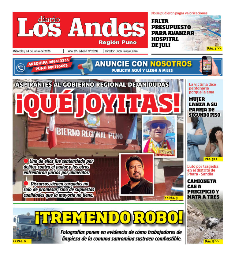 DIARIO LOS ANDES PUNO: 24/06/26