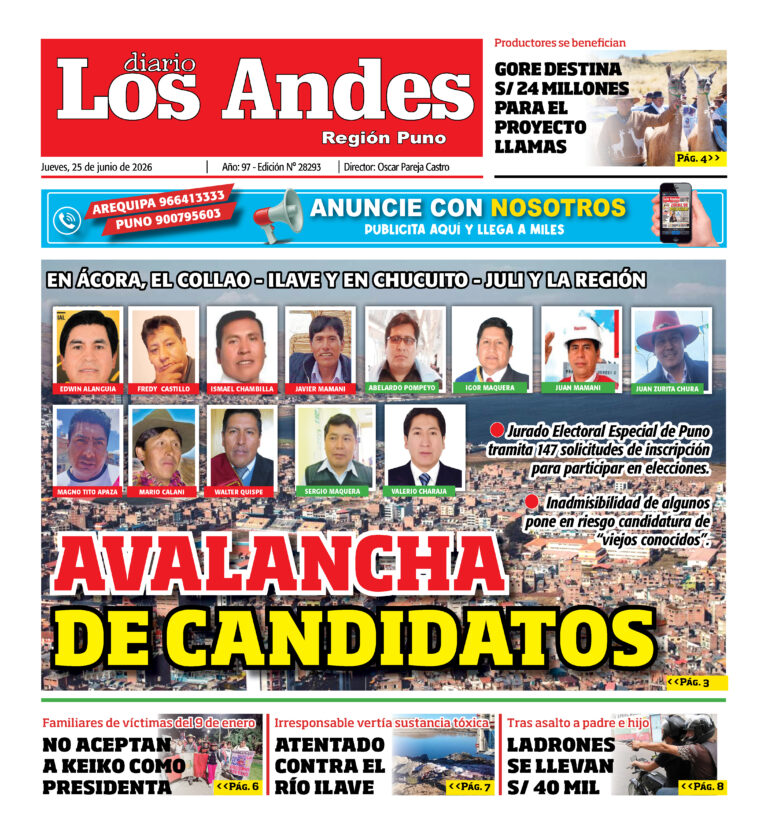 DIARIO LOS ANDES PUNO: 25/06/26