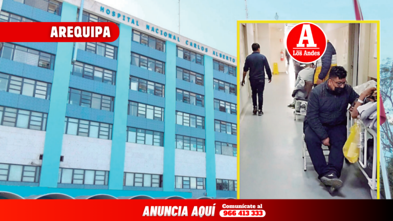 Pacientes hacinados enemergencia de EsSalud