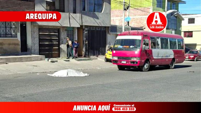 Adulta mayor falleció tras ser atropellada por bus del SIT
