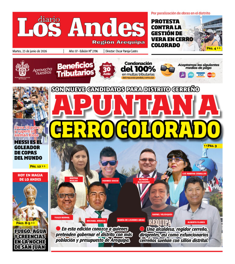 DIARIO LOS ANDES AREQUIPA: 23/06/26