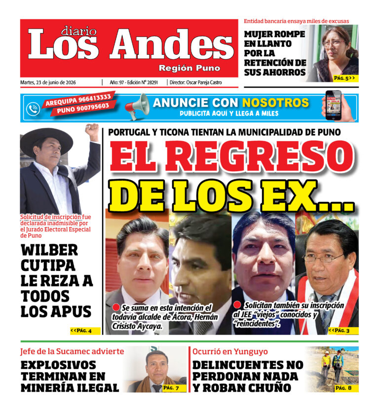 DIARIO LOS ANDES PUNO: 23/06/26