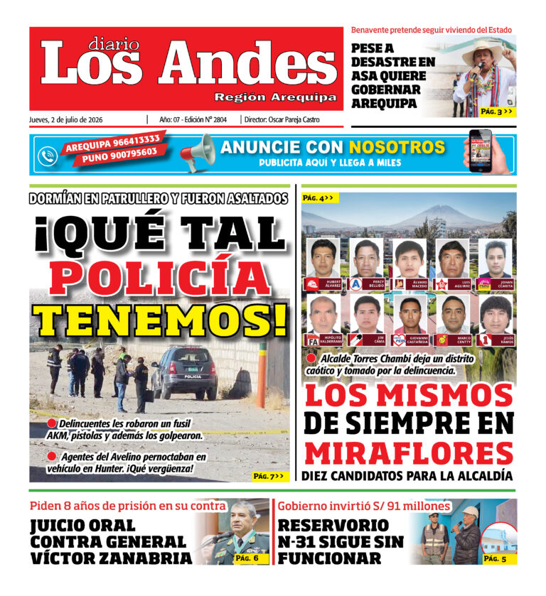 DIARIO LOS ANDES AREQUIPA: 02/07/26