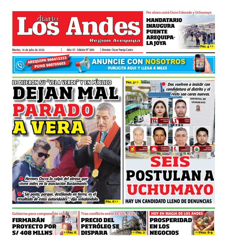 DIARIO LOS ANDES AREQUIPA: 14/07/26