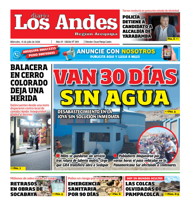 DIARIO LOS ANDES AREQUIPA: 15/07/26