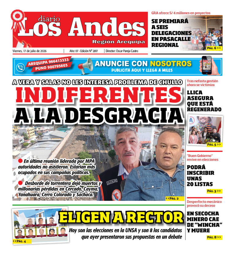 DIARIO LOS ANDES AREQUIPA: 17/07/26