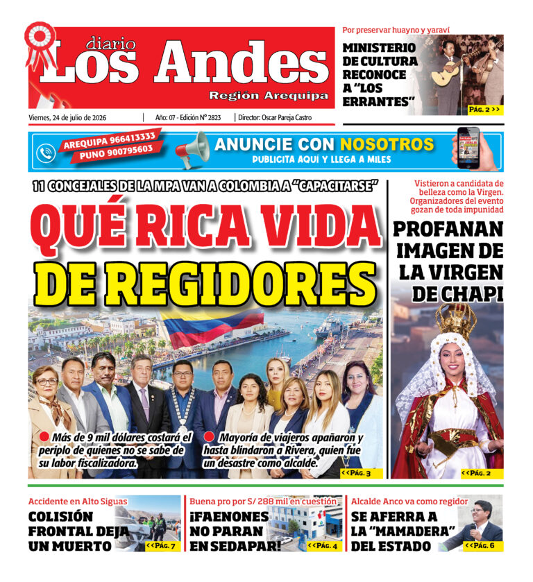 DIARIO LOS ANDES AREQUIPA: 24/07/26