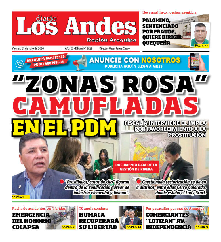 DIARIO LOS ANDES AREQUIPA: 31/07/26