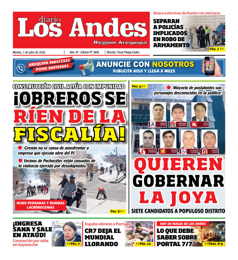 DIARIO LOS ANDES AREQUIPA: 07/07/26