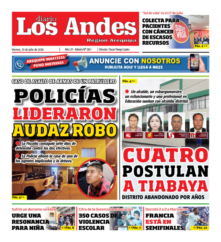 DIARIO LOS ANDES AREQUIPA: 10/07/26