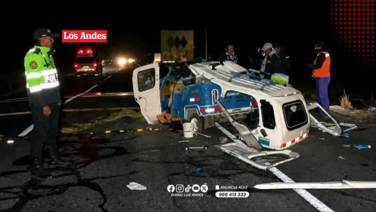 Hombre fallece al estrellar su mototaxi contra un tráiler cerca de Paucarcolla