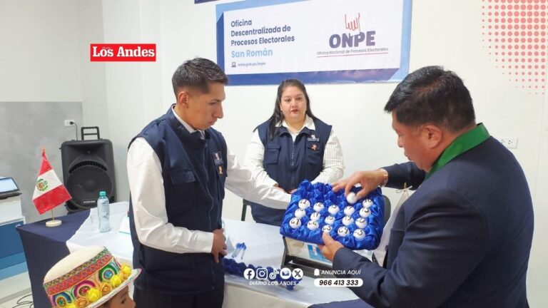 ONPE sortea a más de 30 mil miembros de mesa para las ERM 2026 en Puno