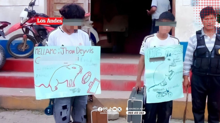 Intervienen a menores tras presunto robo en colegio de Putina Punco