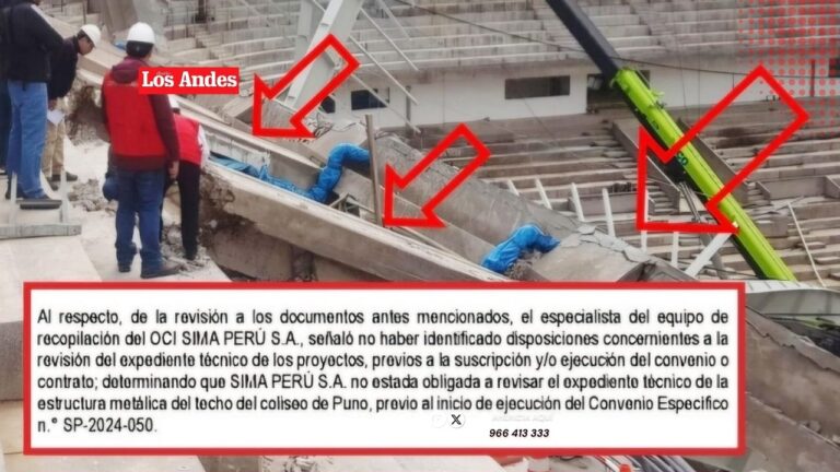 Puno: GORE y SIMA “colaboraron” en el desastre del coliseo