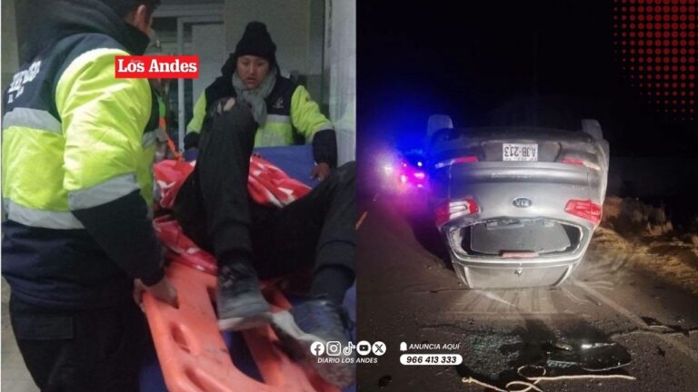 Choque entre automóvil y motocicleta deja una persona herida en Ilave