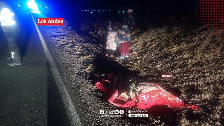 Fatal accidente en Pilcuyo deja un fallecido y conductora es detenida