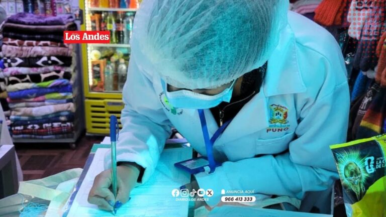 Hallan productos vencidos y sin registro sanitario en el terminal terrestre de puno