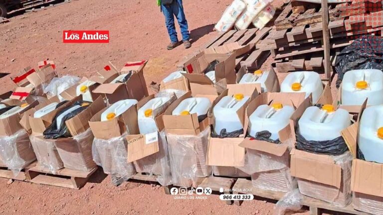 Incautan cerca de una tonelada de insumos químicos en operativo en Cabanillas