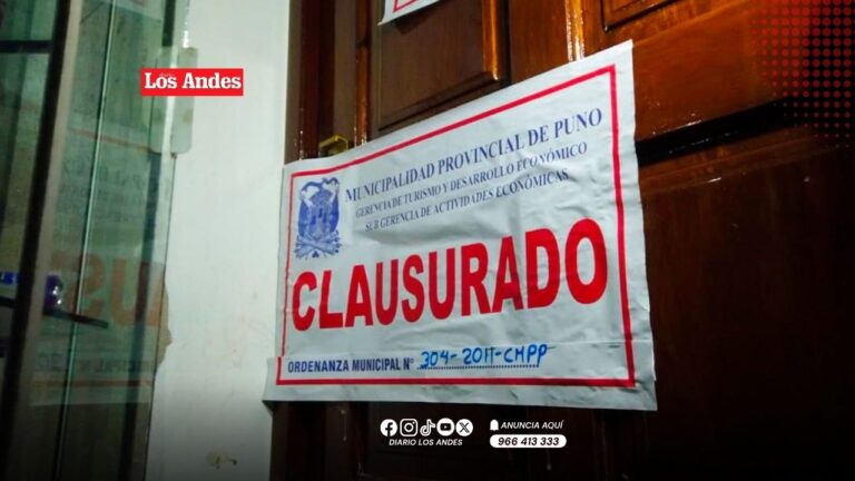 Clausuran local que operaba como karaoke bajo fachada de un cinema en Puno