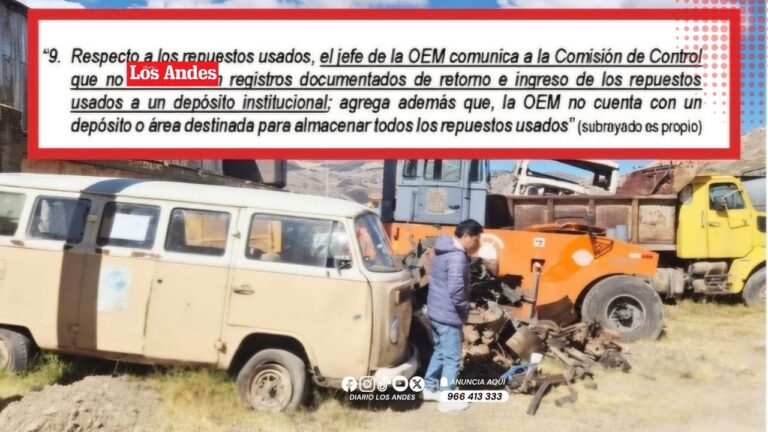 “Megafaenón” está servido con equipo mecánico del GORE Puno