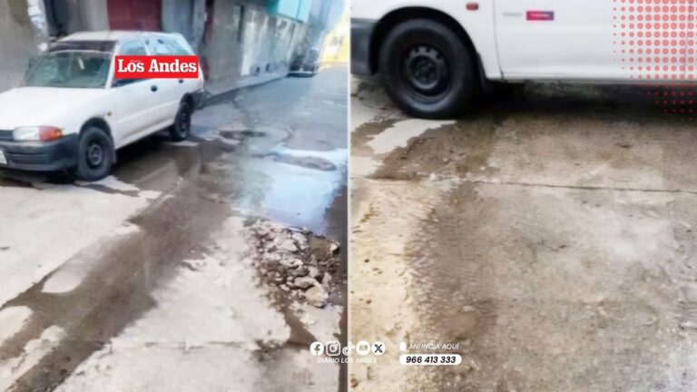 Fuga de agua no es atendida por EmsaPuno