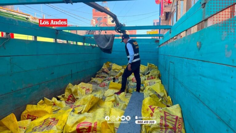 Incautan camión con relave aurífero de presunta procedencia irregular en Azángaro